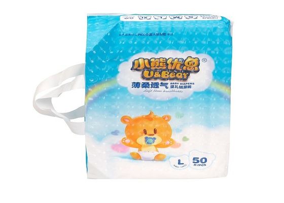 I pannolini assorbenti eccellenti S del bambino della cintura elastica dell'OEM modellano il nastro magico