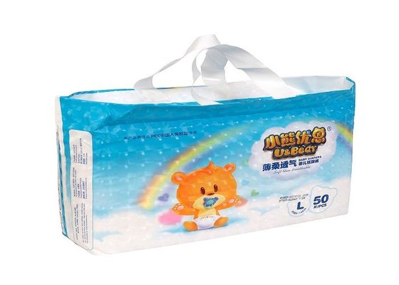 I pannolini assorbenti eccellenti S del bambino della cintura elastica dell'OEM modellano il nastro magico