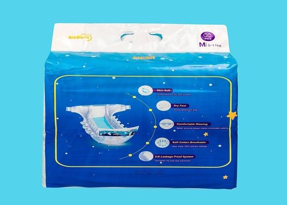 Fumetto molle respirabile bianco del pannolino 390*320mm del bambino di Backsheet stampato