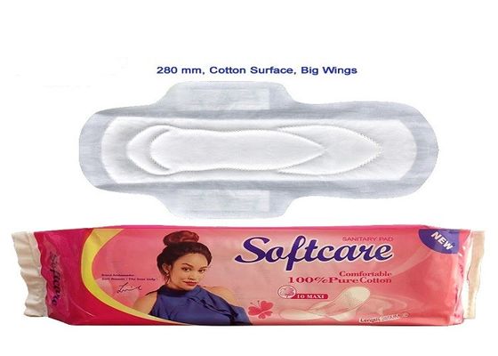 Superficie spessa sanitaria eliminabile amichevole delicatamente non tessuta del cotone dei cuscinetti 1mm di Eco