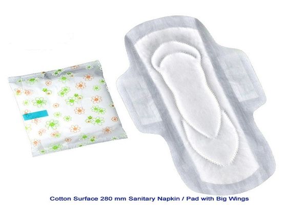 anione molle spesso Chip Core del tovagliolo sanitario del cotone di 2mm 8 strati