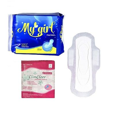 Ali organiche respirabili dei cuscinetti sanitari del cotone di Backsheet doppie
