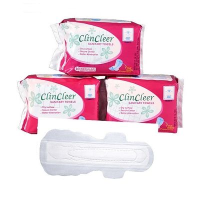Cuscinetti sanitari del cotone puro 280mm eliminabile per pelle sensibile
