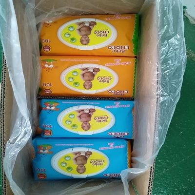 Strofinate bagnate del bambino bianco del ODM dell'OEM