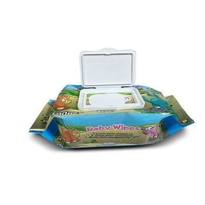 50gsm Spunlace nessun strofinate bagnate del bambino di Fluorescer per i neonati
