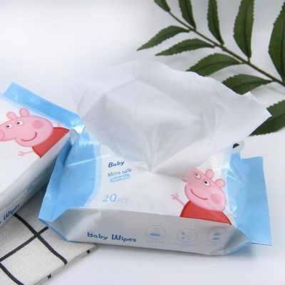Peli le salviettine per neonati di bambù amichevoli 120pcs biodegradabile Eco amichevole