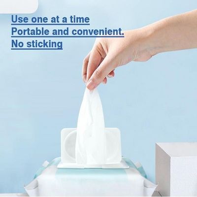 Aloe organico amichevole Vera 80pcs delle salviettine per neonati di Eco Flushable non che irrita