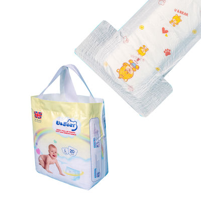 La cintura elastica 360 tirare sulla lanugine del pannolino del bambino spappola i pantaloni di formazione eliminabili