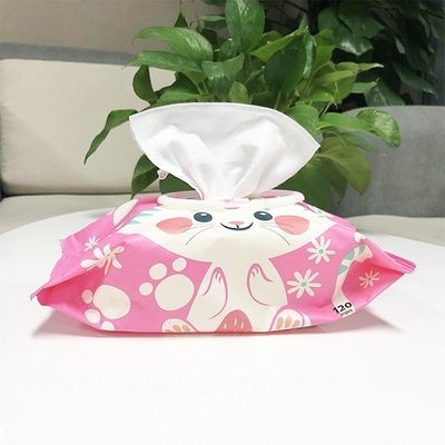 Latte di capra bagnato molle di pulizia delle strofinate del bambino della pelle dell'OEM nessuna sensibilizzazione