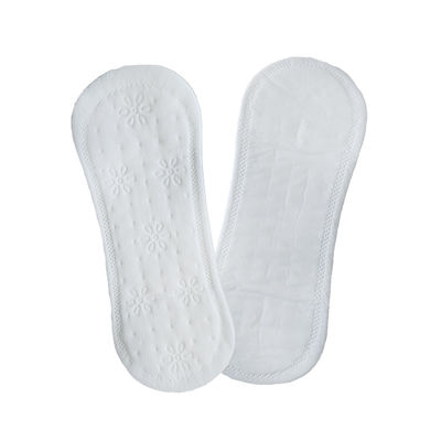 Cuscinetti sanitari del cotone respirabile ultra sottile senz'ali delle fodere 150mm dell'OEM