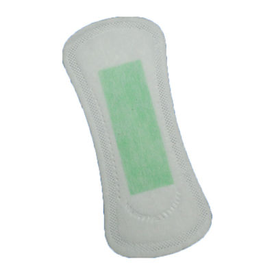 Capacità di assorbimento verde negativa di Chip Cotton Panty Liner 180mm dell'anione alta