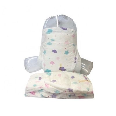 Pannolino molle stampato del bambino di Clothlike Backsheet con la cintura elastica dell'elastam